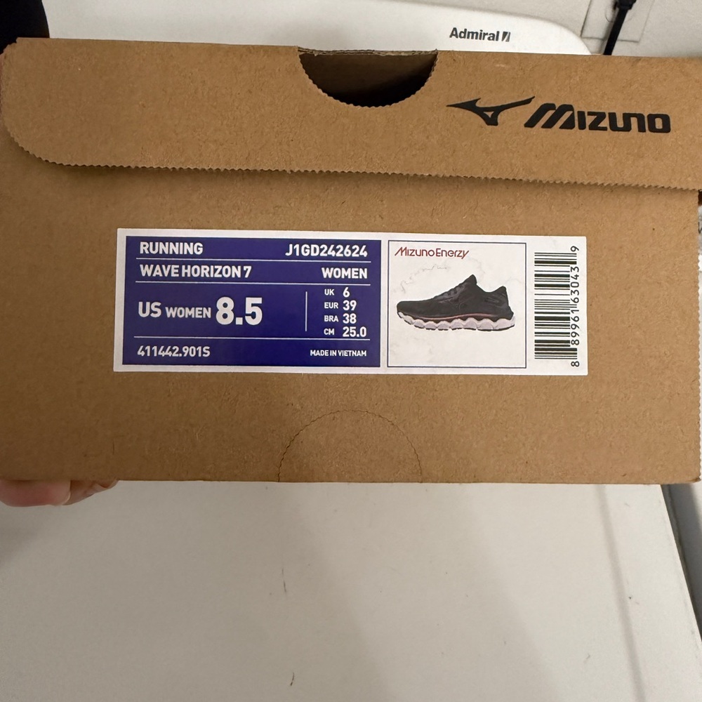 Mizuno Wave Horizon 7 Women's Shoes - Black and Gray